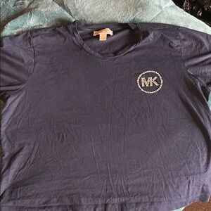 Michael Kors Navy T-Shirt with Logo